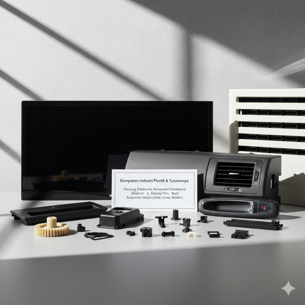 Komponen industri (part otomotif, elektronik, dll.)